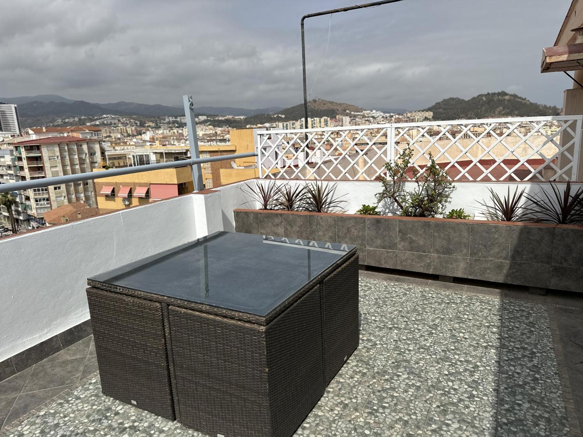 Atico Plaza Bailen Malaga Centro Leilighet Eksteriør bilde